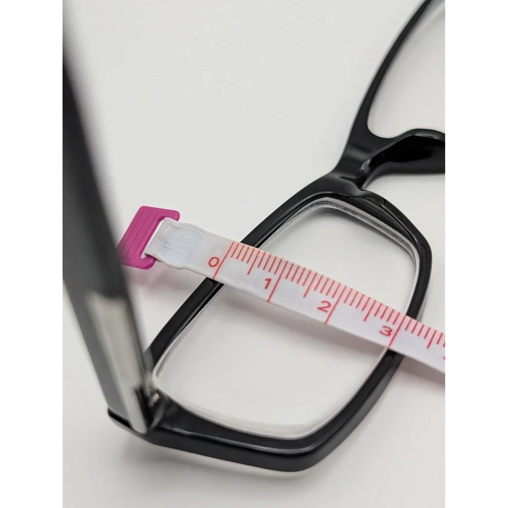 Burberry B 2077 Black Rectangular Eyeglasses Frames Italy 52-16-140